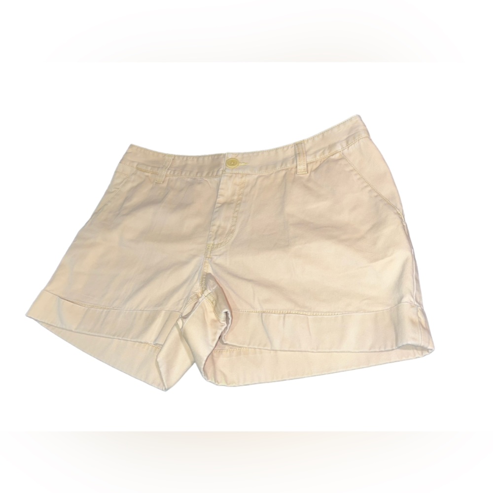 L.L. Bean Khaki Shorts size 14 100% COTTON